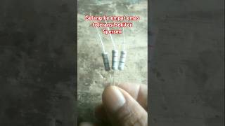 Perhitungan resistor empat gelang resistor [upl. by Kolk]