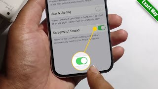 How To Turn Off Screenshot Sound on iPhone 2024 New Way [upl. by Nels]