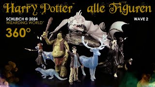 Schleich ® Harry Potter ™ Wizarding World ™ Serie 2  alle Figuren 360° zusammen [upl. by Alyahs609]