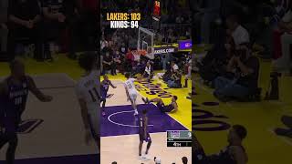 Lakers vs kings 210 run part 2 [upl. by Anahsat]