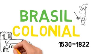 Brasil Colonial 15301822  Resumo das principais características do Brasil Colonial [upl. by Ijneb409]