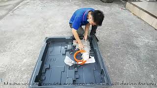 ABS vacuum thermoformed transport tray [upl. by Dorn23]