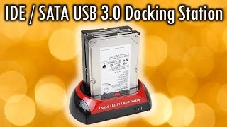 IDE SATA USB 30 Docking Station review and demonstration [upl. by Manno]