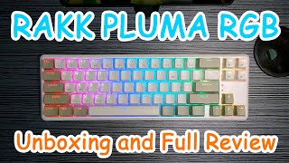 RAKK Pluma Budget Wireless Mechanical Keyboard  Unboxing and Full Review [upl. by Piefer]