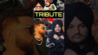 Karan Aujla tribute to Sidhu Moose wala 😲 shorts [upl. by Tarkany]