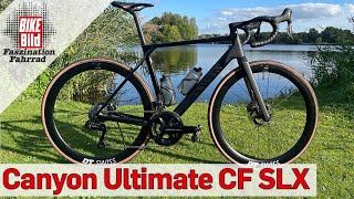 Canyons neues TopCarbonRennrad im Check das Ultimate CF SLX 9 Di2 2023 [upl. by Kerns626]