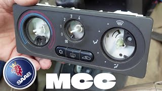 How to Replace MCC Panel Fan Control Switch Vent Position Control Shaft SAAB 93 OG [upl. by Janel]