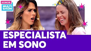 Tatá Werneck entrevista uma Especialista em Sono  Lady Night  Humor Multishow [upl. by Frodin]