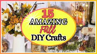 MUST SEE INCREDIBLE DIY Fall Craft Ideas You DONT Want To Miss [upl. by Sloatman]