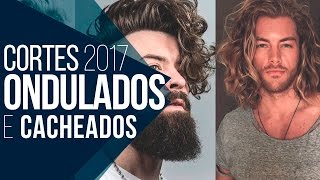 Cortes Masculinos ONDULADOS e CACHEADOS para 2017  Tendências Masculinas 20 [upl. by Neelrahc]