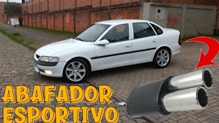 Abafador esportivo com saída dupla no vectra 22 [upl. by Allistir]