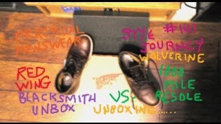 Practical Menswear Style Journey 141  Red Wing Blacksmith Boots  100 Mile Resole UNBOX UNBOXING [upl. by Briney30]