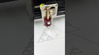 Sierpinskitriangle newarrival uunatek30 penplotter drawingrobots allinone highend [upl. by Ailemrac]