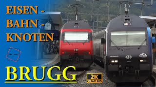 EISENBAHNKNOTEN BRUGG [upl. by Attekal]