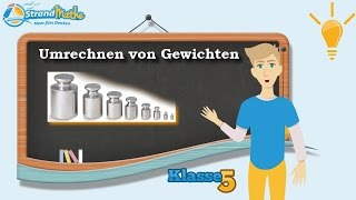 Gewicht umrechnen  kg g mg Tonne  Klasse 5 ★ Wissen [upl. by Spalla]