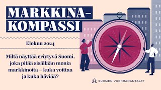 Suomen Vuokranantajat Markkinakompassi  Elokuu 2024 [upl. by Kondon]