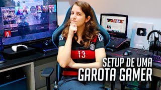 SETUP DE UMA GAROTA GAMER 🎮 Especial100K [upl. by Placia22]