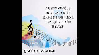 Destino o casualidad Melendi ft Ha Ash Letra [upl. by Belamy]