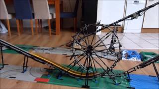 LEGO roller coaster with loop and 7 cars [upl. by Alie]