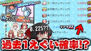 【ぷにぷに】コンプほぼ不可五等分の花嫁初日ガシャ100連で何体出せるか【ゆっくり実況五等分の花嫁コラボ妖怪ウォッチ】 [upl. by Adnim]