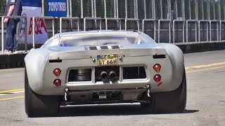 1966 Ford GT40 Mk I Awesome SOUND  Starts Accelerations amp Fly Bys [upl. by Michaelina]