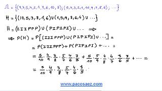 Combinatoria y probabilidad parte 4 [upl. by Xanthe955]