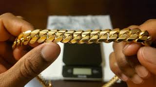 13mm 300 Gram Miami Cuban Link Chain Handmade by Las Villas Jewelry [upl. by Mcclain209]