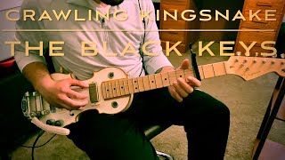 How to play Crawling Kingsnake by The Black Keys on guitar  fingerstyle blues lesson [upl. by Yffub]