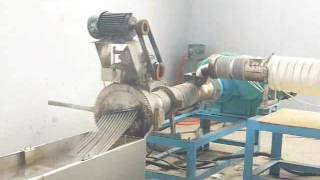 LDPE film plastic simple pelletizer machine [upl. by Analise]