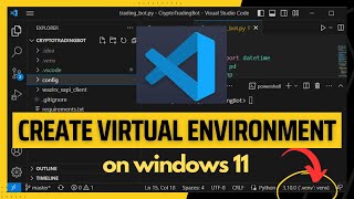 How to create Virtual Environment for Python in Visual Studio Code 2023 [upl. by Anomahs635]