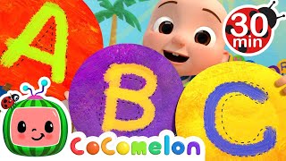 The ABC Song  CoComelon  Kids Cartoons  Moonbug Kids [upl. by Bar]