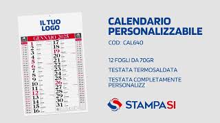 Calendari Olandesi personalizzati Classic [upl. by Iznik669]