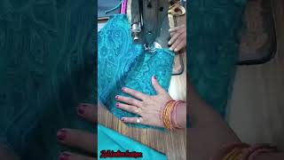 Reuse old saree fashion frocksuitbeautiful nkfashionboutique reel [upl. by Knarf]