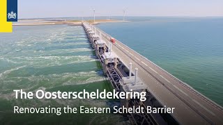 The Oosterscheldekering the largest Delta Works of The Netherlands [upl. by Elladine636]