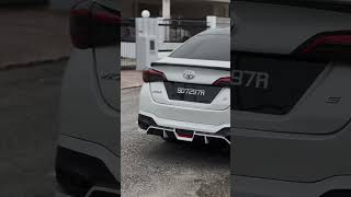 Toyota Vios 2019 InstallD68 Rear Skirt PUD68 Side Skirt PU [upl. by Engleman69]