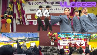 CLASS 11❤️  NEPAL ADARSHA WELCOME PROGRAMME️‍🔥 WALING08 mastervlog master369 [upl. by Menides955]