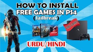 How To Install Free Games In Jailbroken Ps4 Tutorial  URDUHINDI  Gaminions [upl. by Okihsoy]