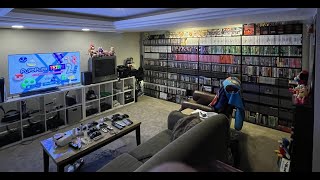 Game room tour 2024 Nintendo Atari Sega PlayStation and more [upl. by Ennaihs406]