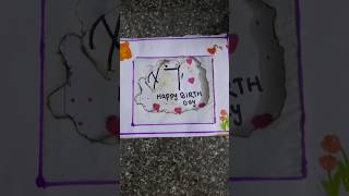 Burning card 🧸🔥Birthday cardBurning up card diy cute ninushaji shorts shortsfeed [upl. by Hutchins595]