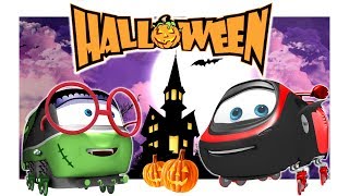 Halloween videosammlung mit Loks Züge Trains  Animationsfilme für Kinder [upl. by Roda]