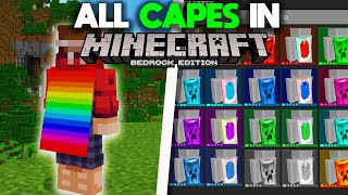 How To Get Every Cape In Minecraft Bedrock  2022 [upl. by Letnom]