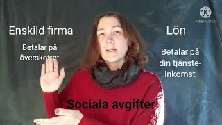 AVGIFTER SOCIALA SKYDDSNÄTET ARBETSGIVARAVGIFTER amp EGEN AVGIFTER VAD ÄR DET [upl. by Malissia836]