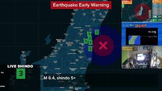 M 61 amp M 74 Fukushima Earthquakes 1632022 [upl. by Nylrehc]