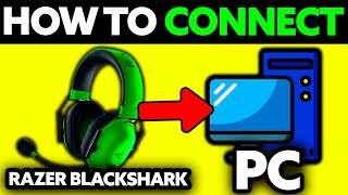 How To Connect Razer Blackshark Headset to PC 2024  Step by Step [upl. by Ahserkal]