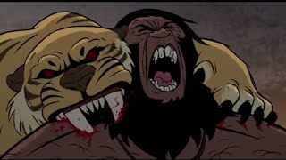 Young Spear And His Father Vs Sabre Tooth Tigers  PRIMAL Season 2 Episode 10 [upl. by Leopoldeen688]