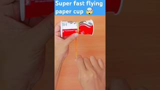 How to make flying paper cups plane best crafts [upl. by Asin]