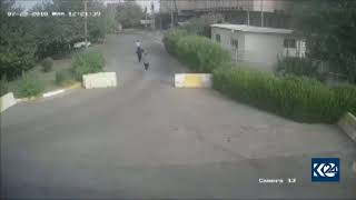 CCTV footage of Erbil Governorate attack [upl. by Kannan]