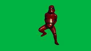 Red Stormtrooper dancing Green Screen [upl. by Codel]