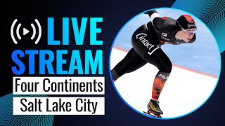 LIVE  Four Continents session  Salt Lake City 2024  SpeedSkating [upl. by Santana]