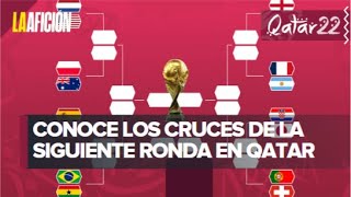 Clasificados a Qatar 2022 Octavos de final al momento y eliminados del Mundial HOY [upl. by Nylodnarb464]